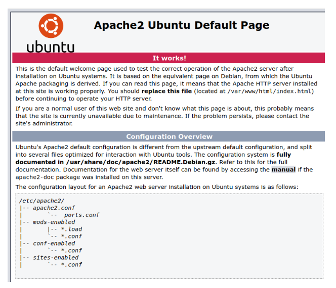 Servidor Web en Ubuntu Apache2